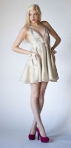 Gold Pale Cocktail Dress